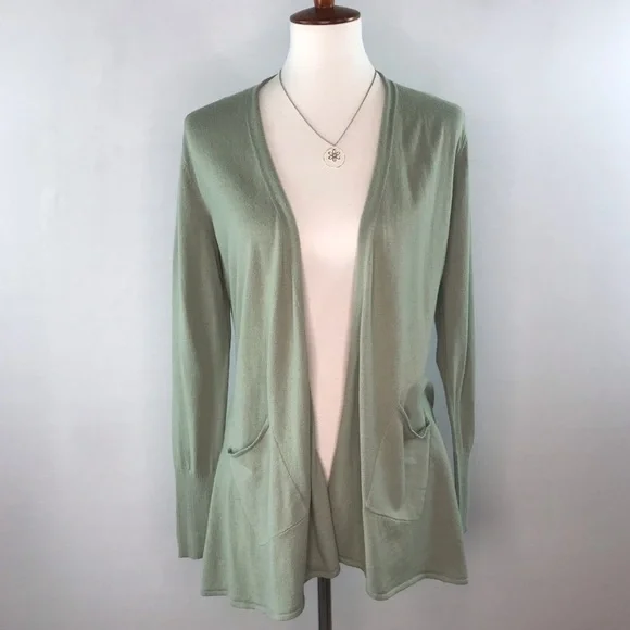 Belle By Belldini Sweaters Belle By Belldini Green Lightweight